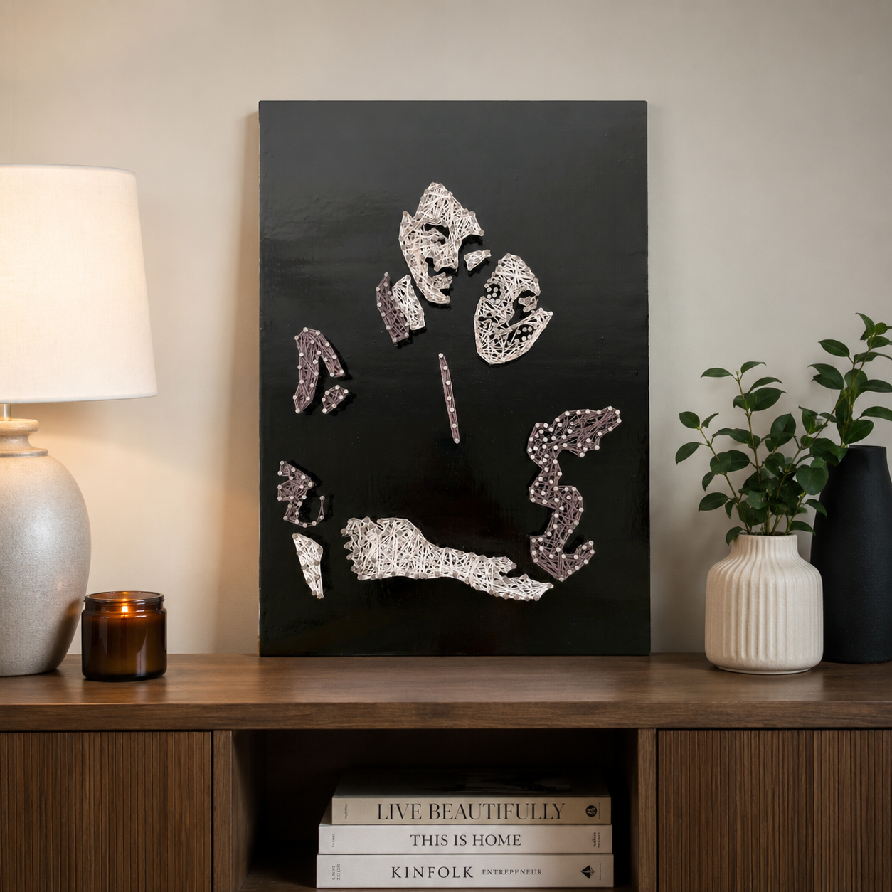Custom Face Portrait String Art