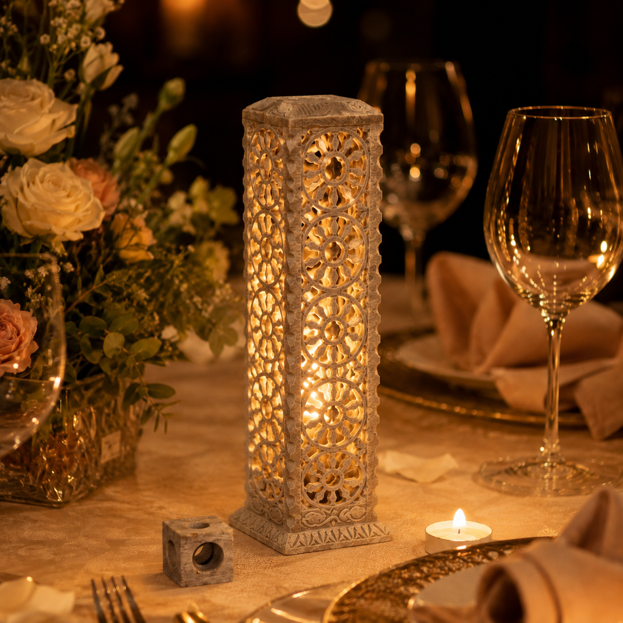 Timeless Long Marble Stand