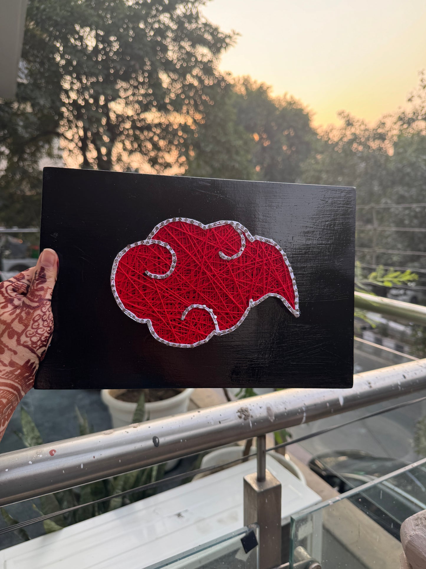 Akatsuki Symbol String Art