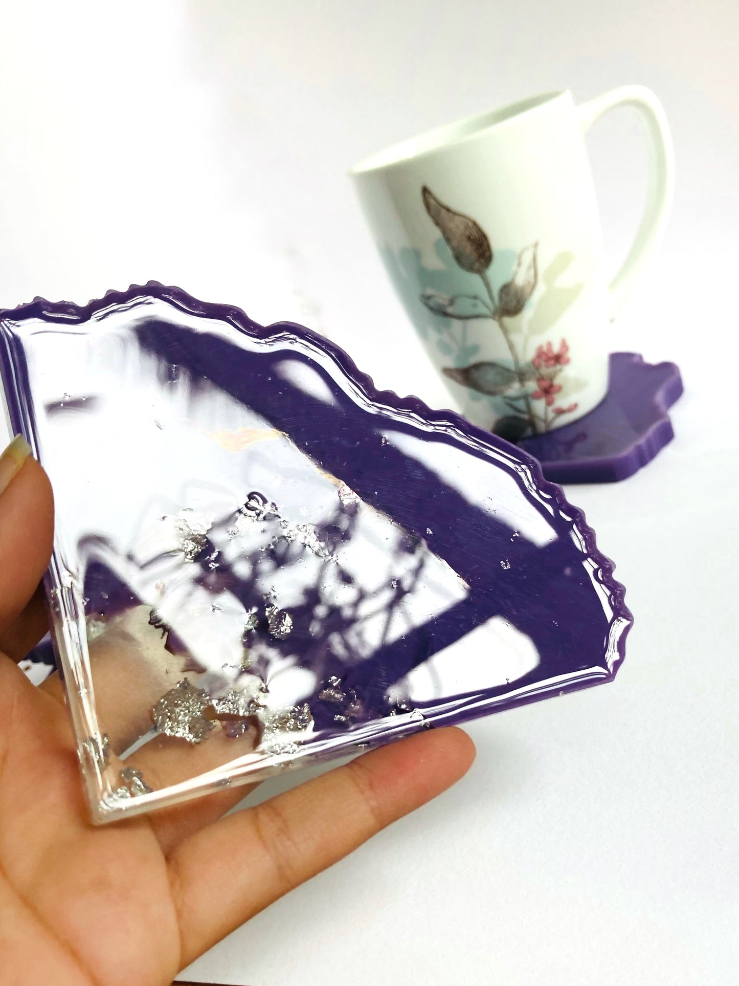 Purple Ombre Coasters - Set of 6 [Pre-Order]