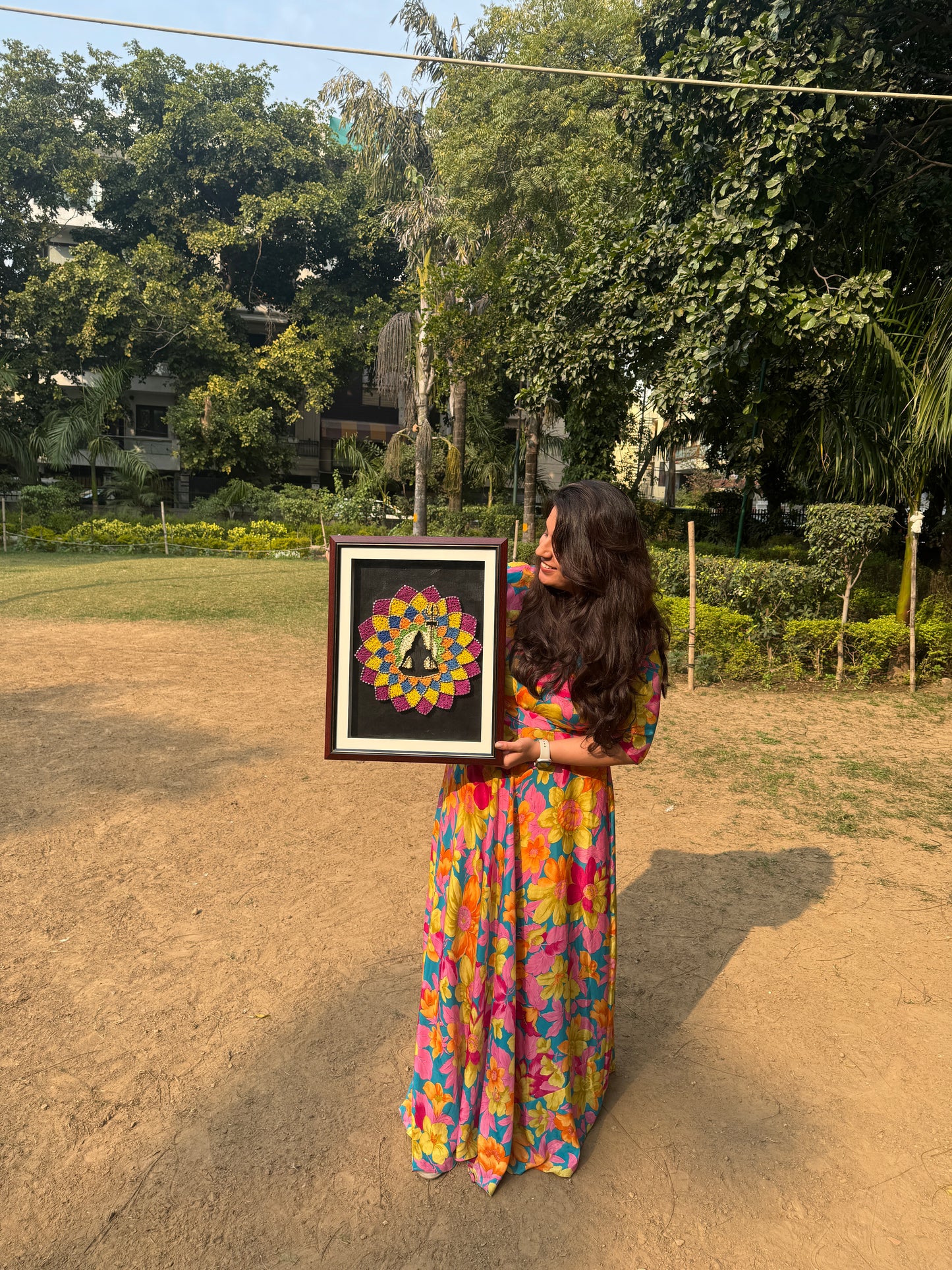 Shiv ji Mandala Framed String Art [Pre-Order]