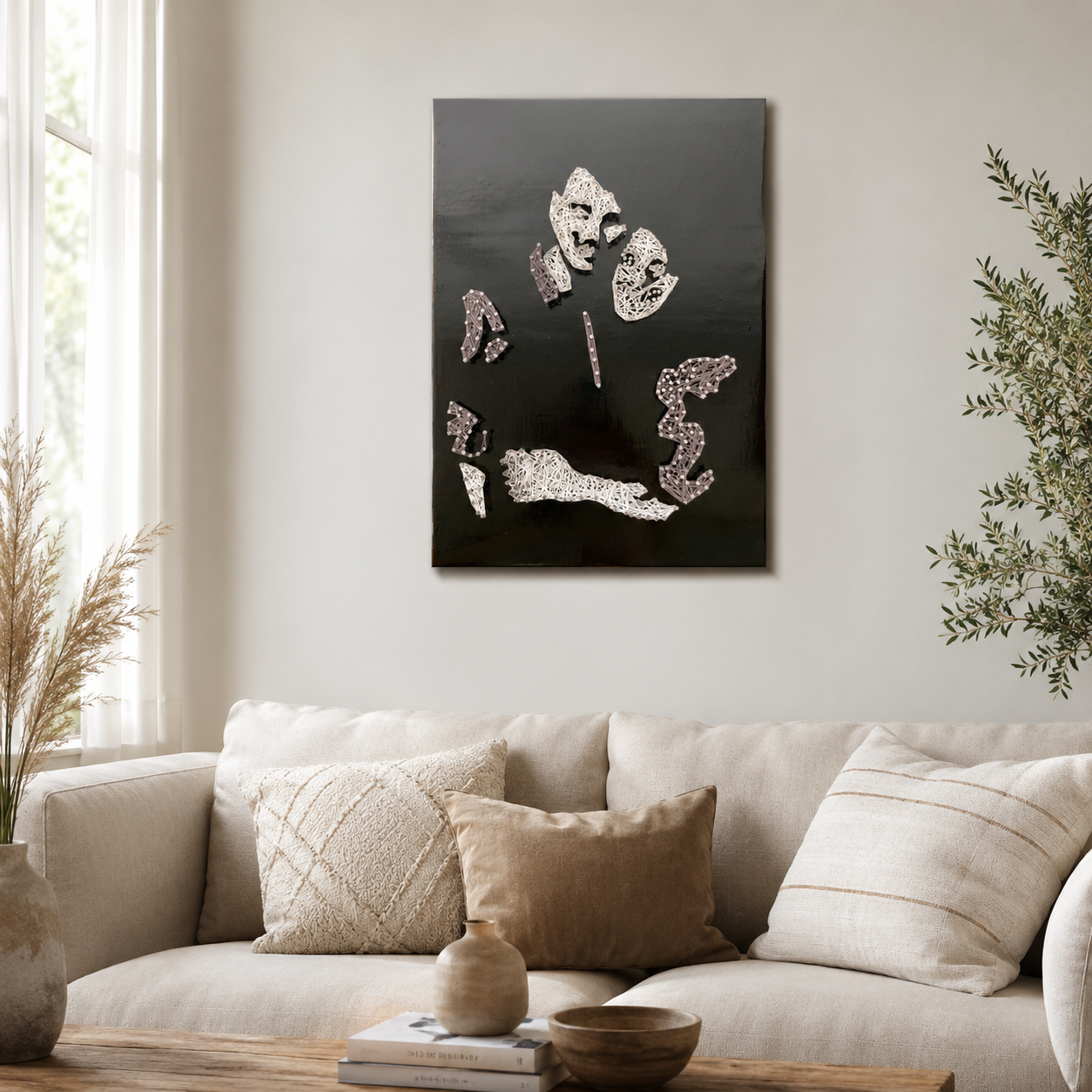 Custom Face Portrait String Art