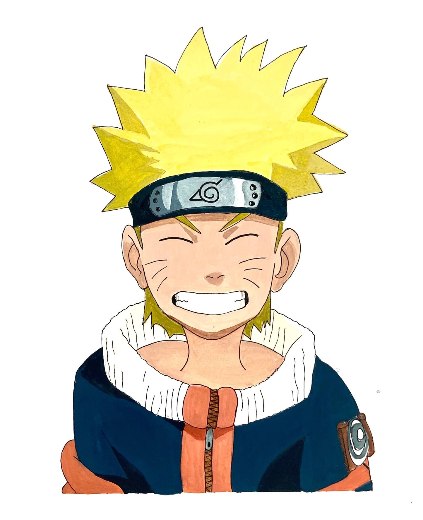 8X 12 inch Dattebayo Naruto Painting