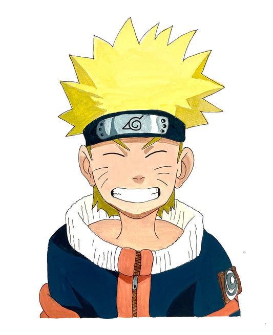 8X 12 inch Dattebayo Naruto Painting