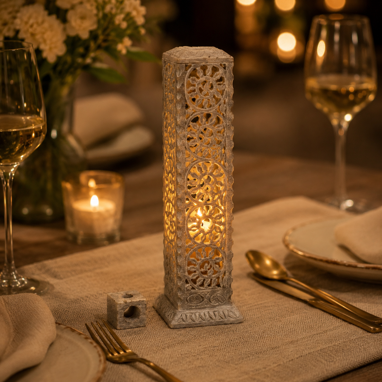 Timeless Long Marble Stand