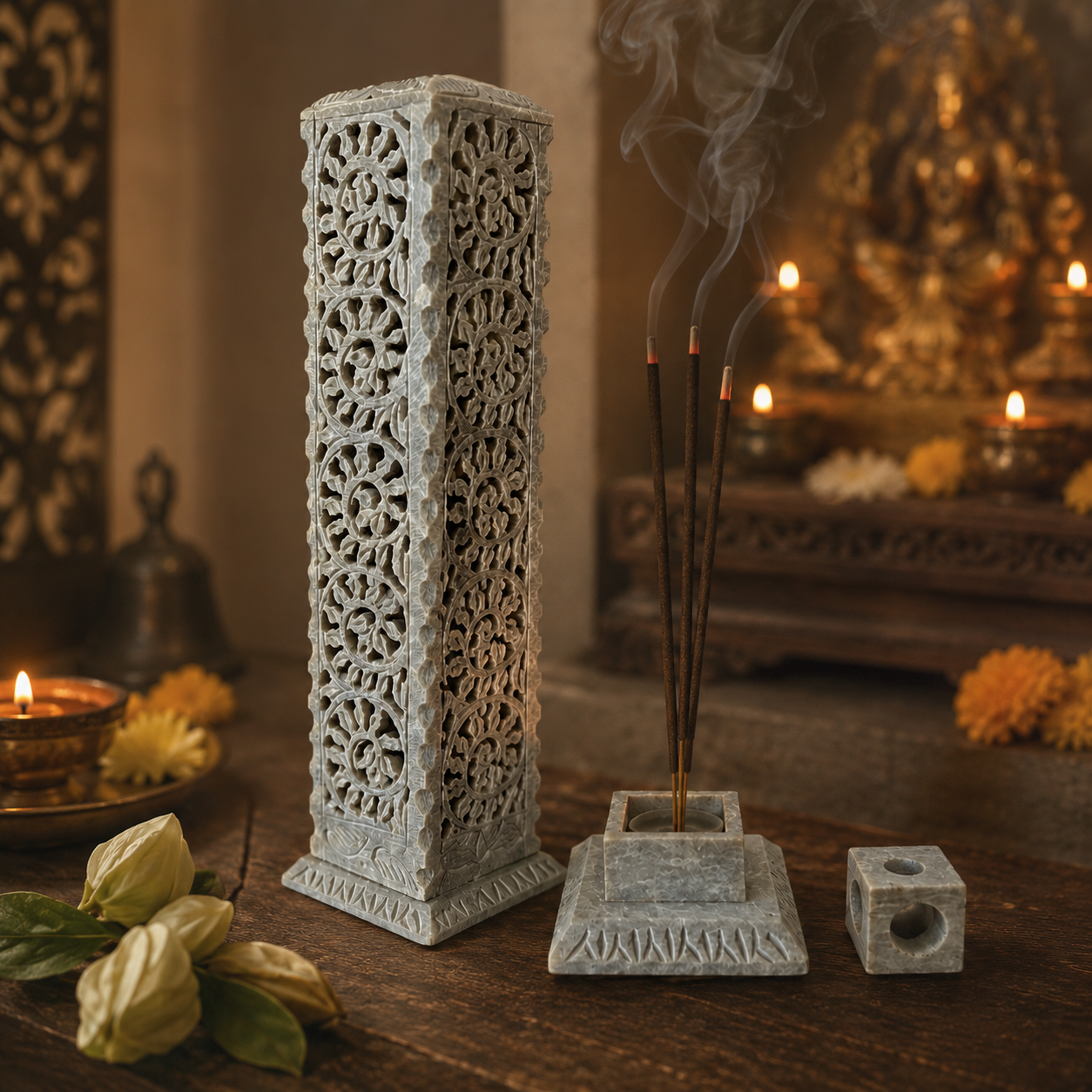 Timeless Long Marble Stand