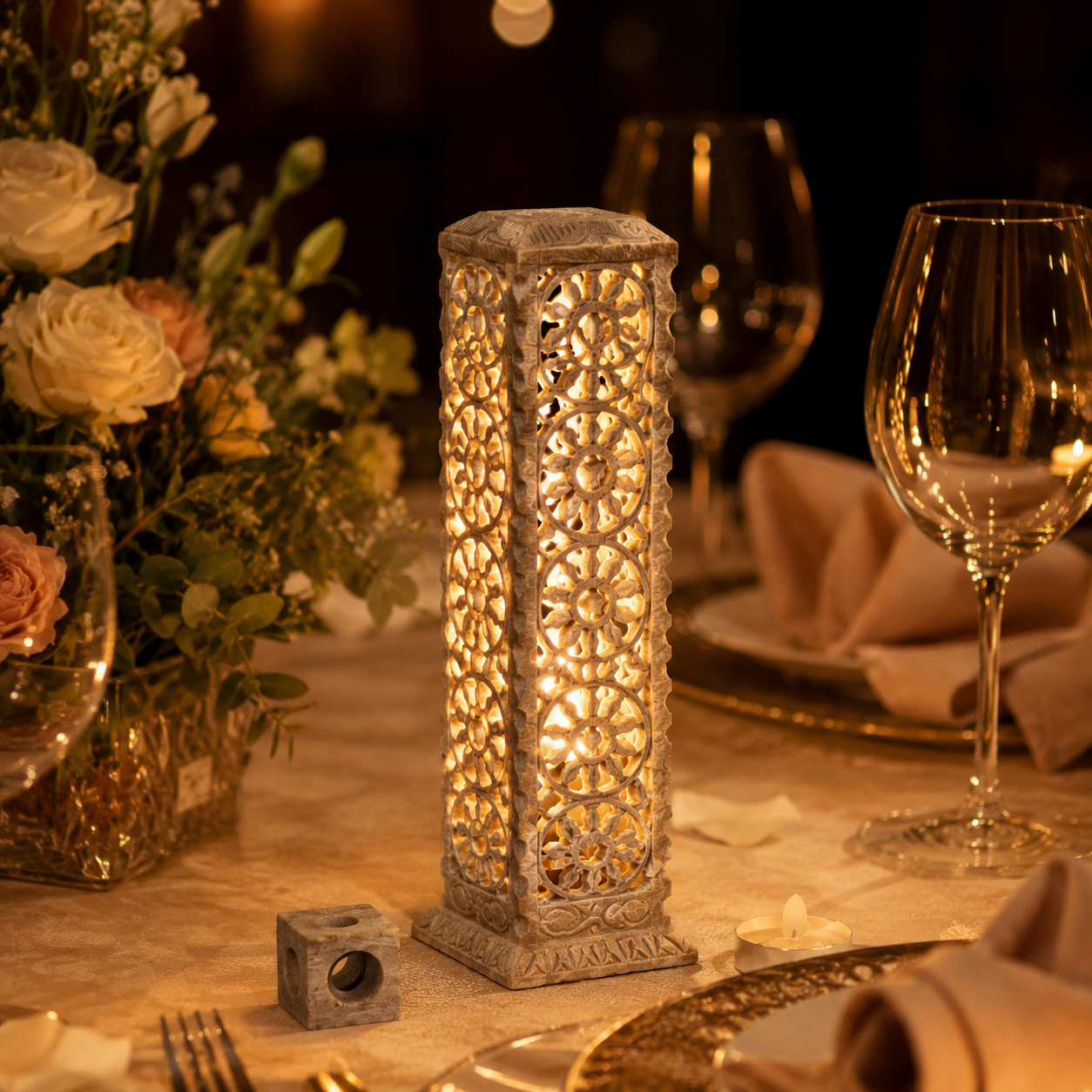 Timeless Long Marble Stand