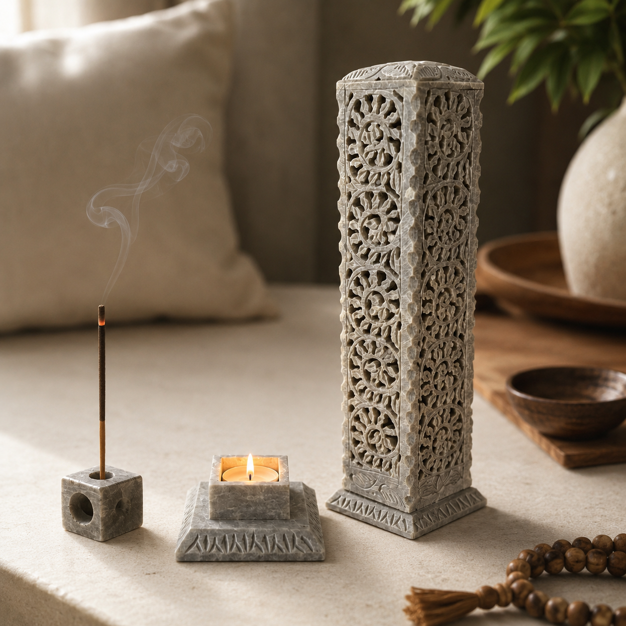 Timeless Long Marble Stand