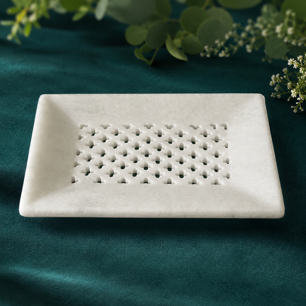 Jali Marble Tray Small